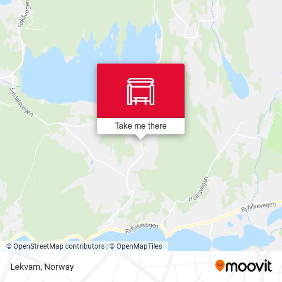 Lekvam map