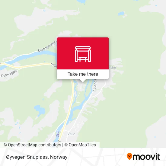 Øyvegen Snuplass map