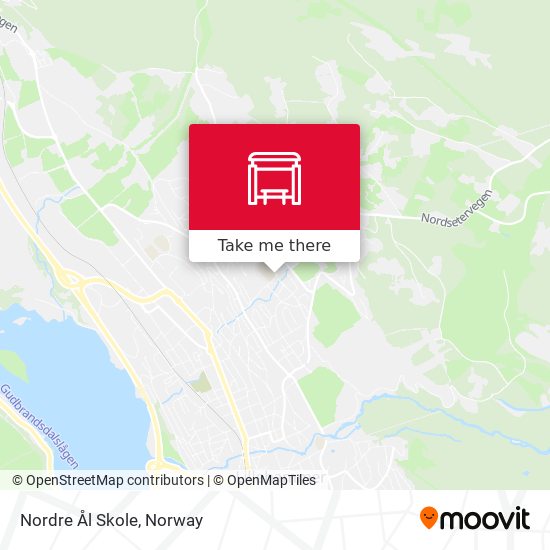 Nordre Ål Skole map