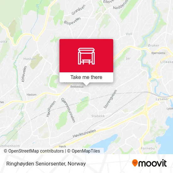 Ringhøyden Seniorsenter map