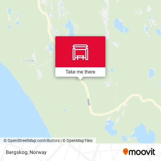 Bergskog map