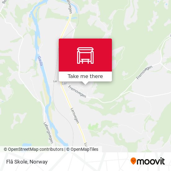 Flå Skole map