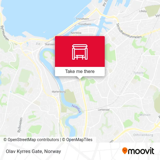 Olav Kyrres Gate map