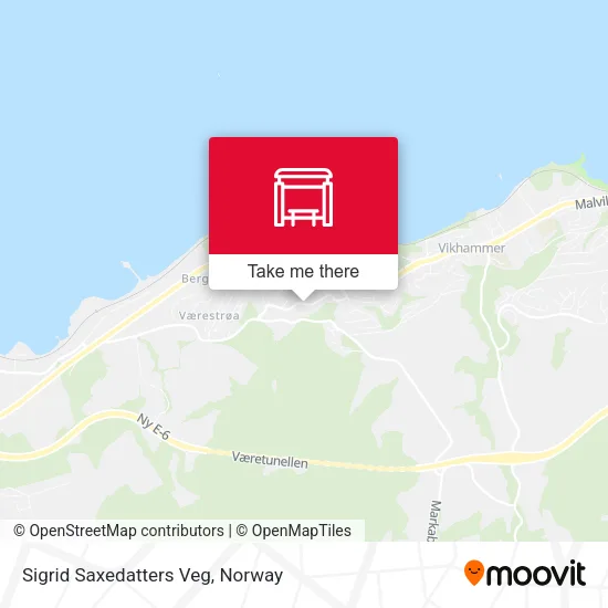 Sigrid Saxedatters Veg map