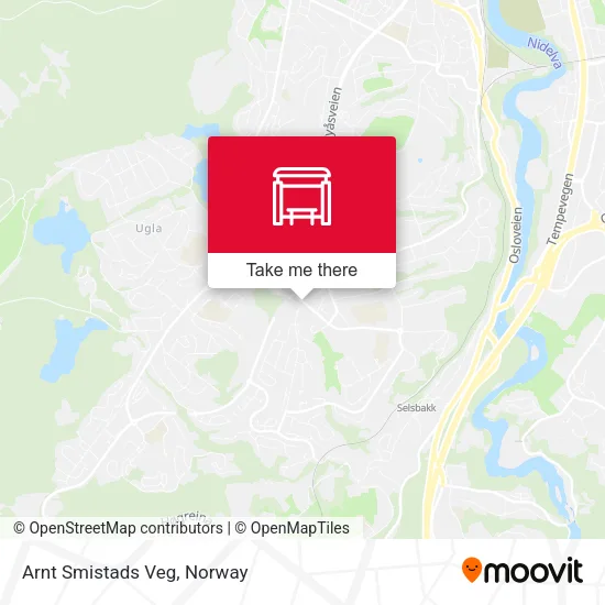 Arnt Smistads Veg map