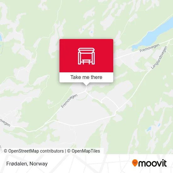 Frødalen map
