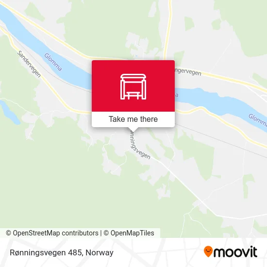 Rønningsvegen 485 map