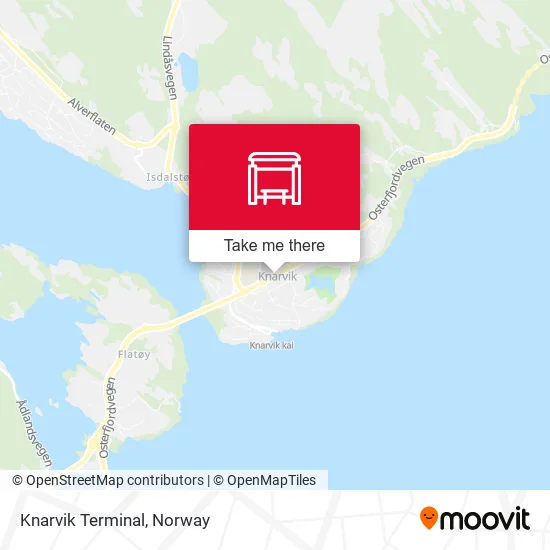 Knarvik Terminal map