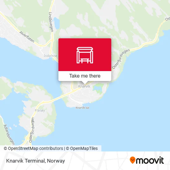 Knarvik Terminal map