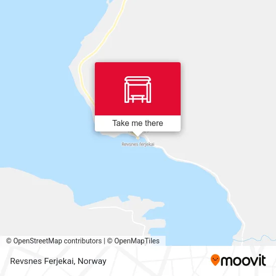 Revsnes Ferjekai map