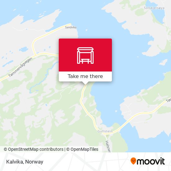 Kalvika map