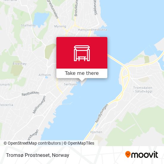 Tromsø Prostneset map