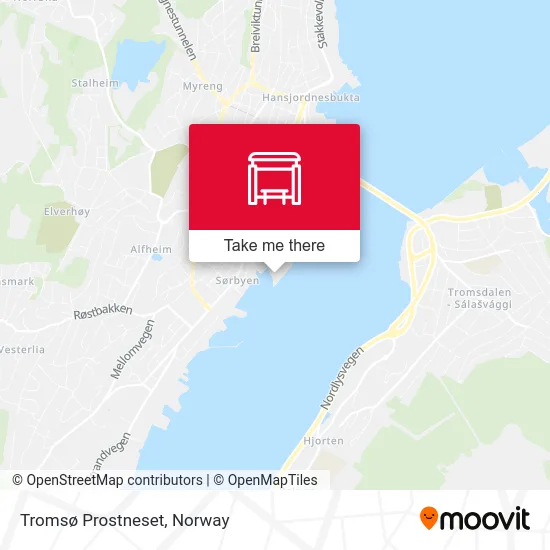 Tromsø Prostneset map