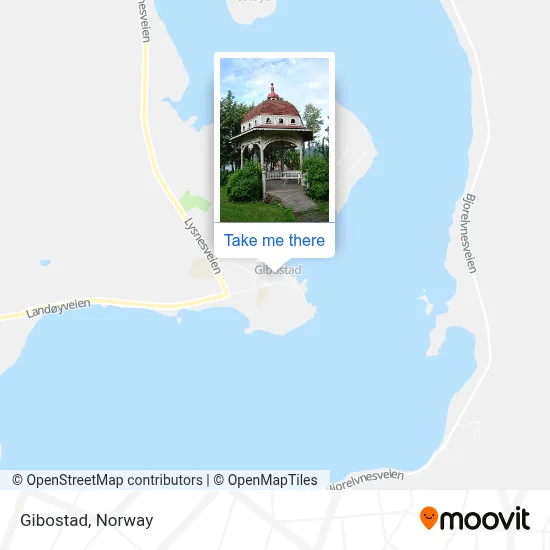 Gibostad map