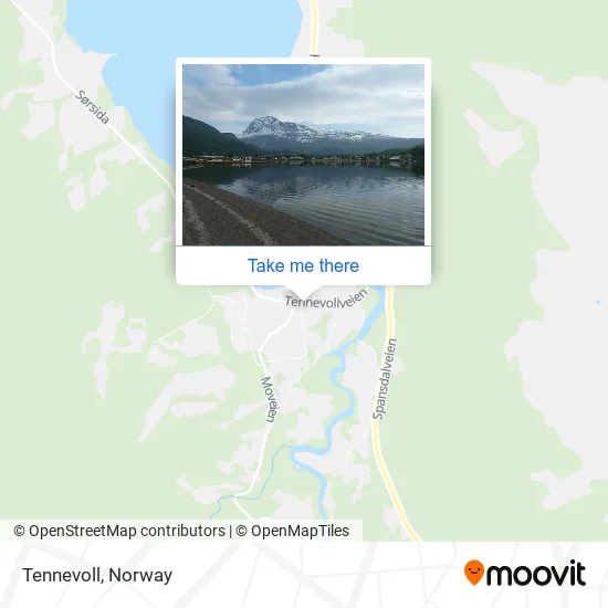 Tennevoll map