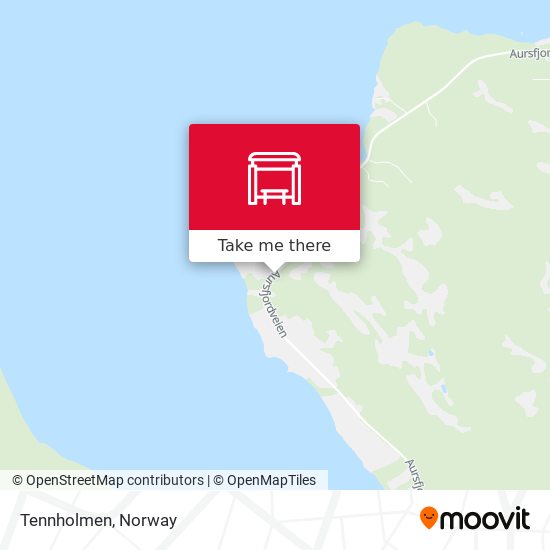 Tennholmen map