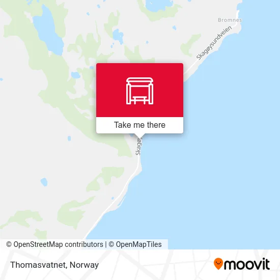 Thomasvatnet map