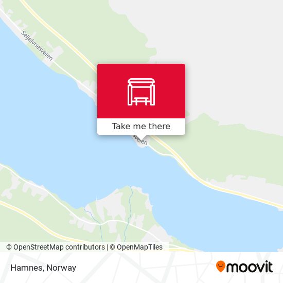 Hamnes map