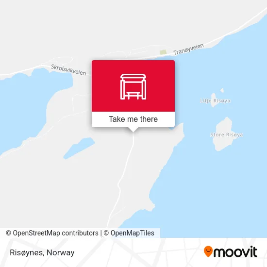 Risøynes map