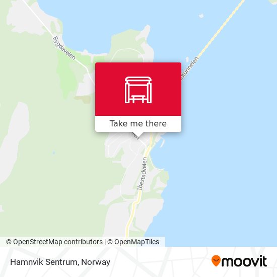 Hamnvik Sentrum map