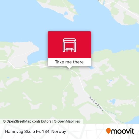 Hamnvåg Skole Fv. 184 map