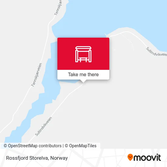 Rossfjord Storelva map