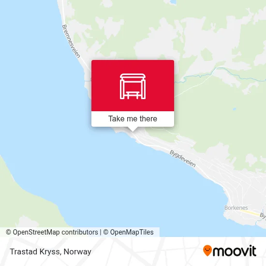 Trastad Kryss map
