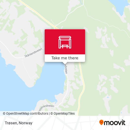 Trøsen map