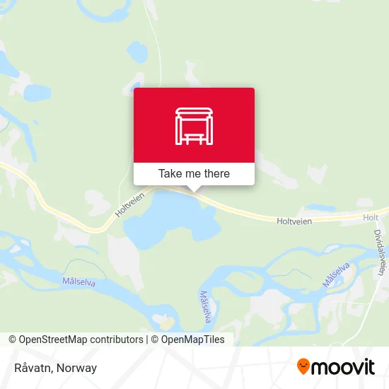 Råvatn map