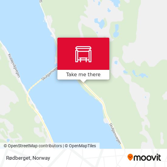 Rødberget map