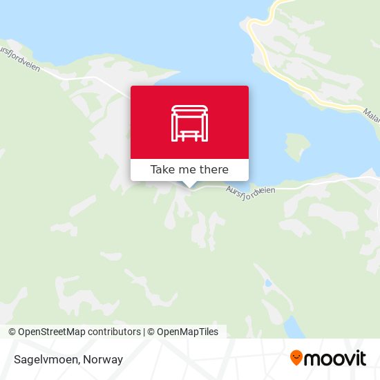 Sagelvmoen map