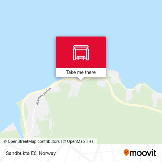 Sandbukta E6 map