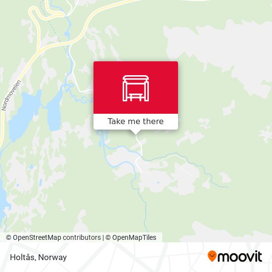 Holtås map