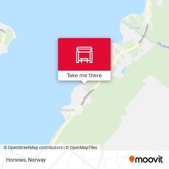 Horsnes map