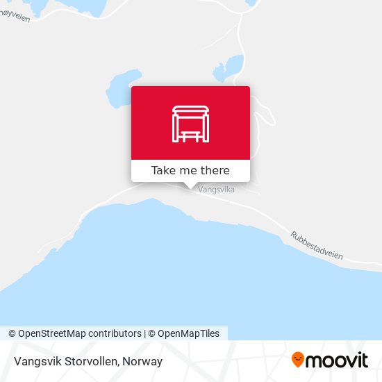 Vangsvik Storvollen map