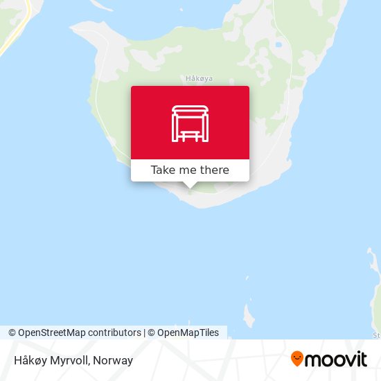 Håkøy Myrvoll map