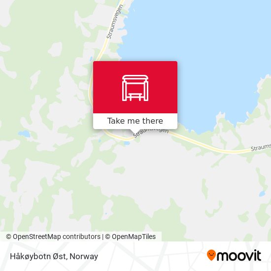 Håkøybotn Øst map