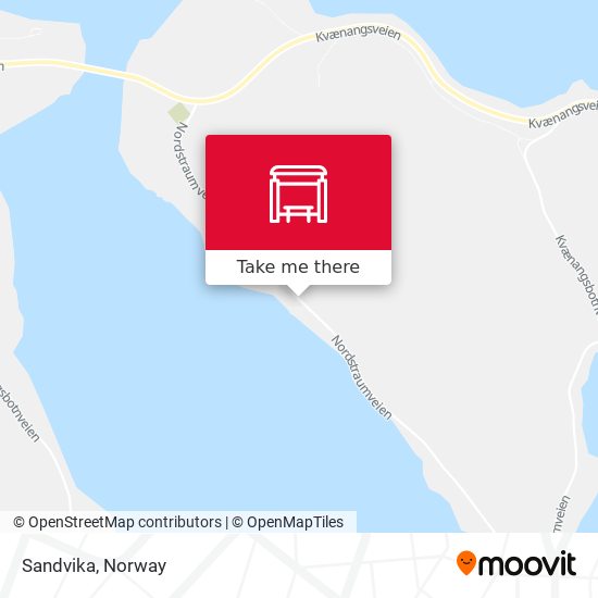 Sandvika map