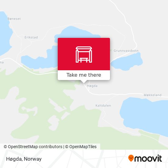 Høgda map