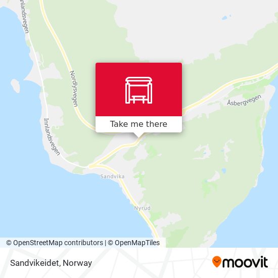 Sandvikeidet map