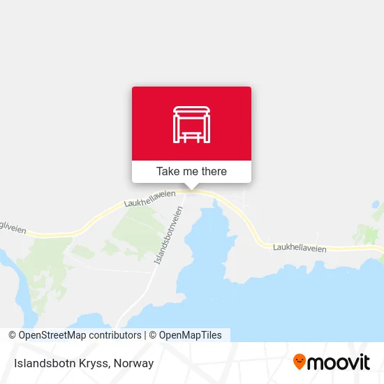 Islandsbotn Kryss map