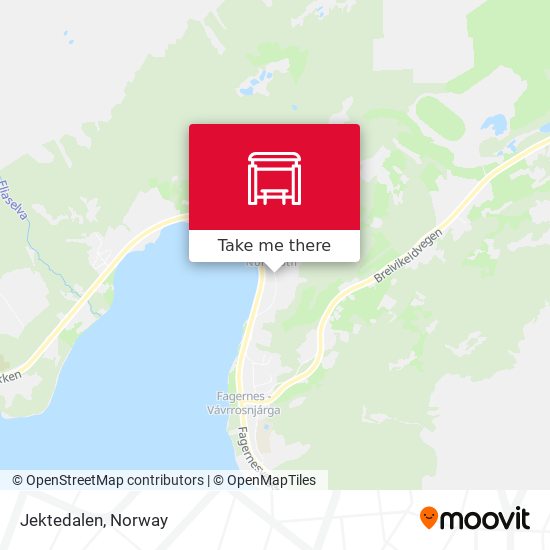 Jektedalen map