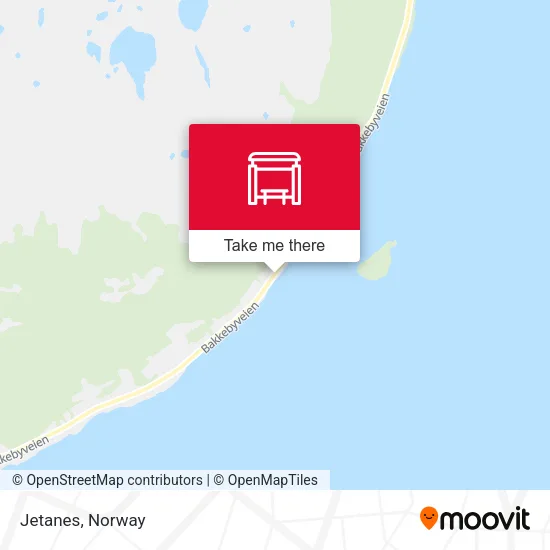 Jetanes map