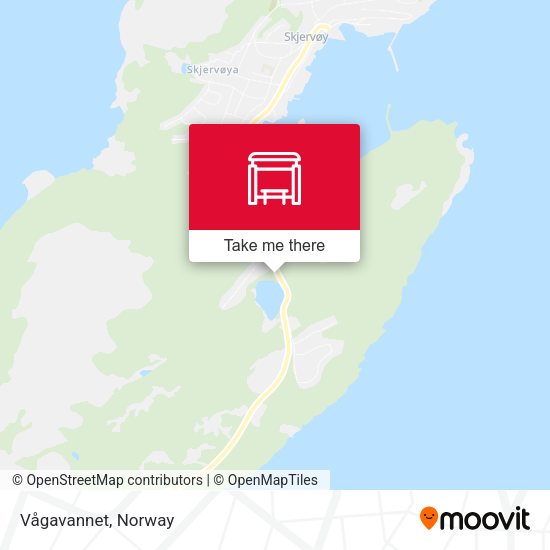 Vågavannet map