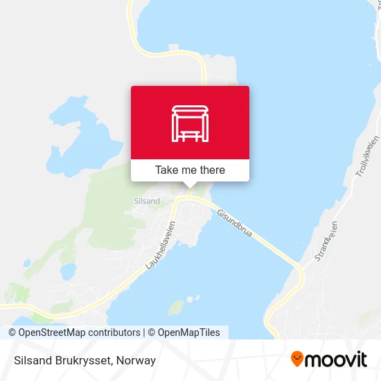 Silsand Brukrysset map