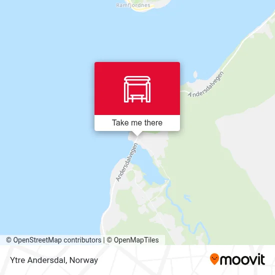 Ytre Andersdal map