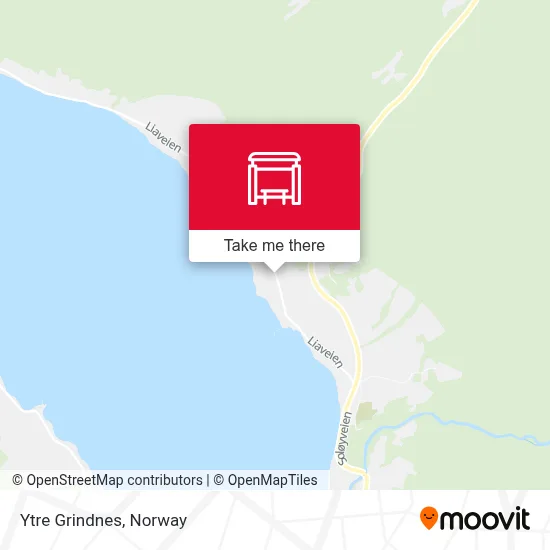 Ytre Grindnes map
