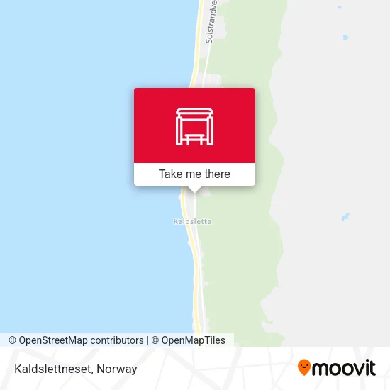 Kaldslettneset map