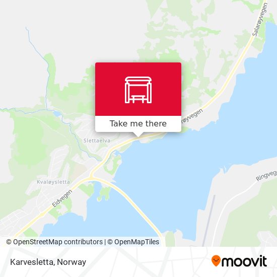 Karvesletta map