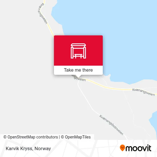 Karvik Kryss map